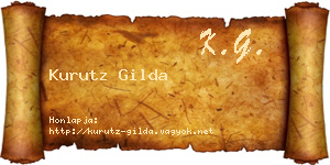 Kurutz Gilda névjegykártya